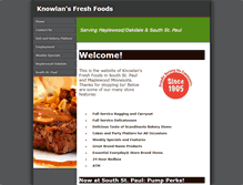 Tablet Screenshot of knowlansfreshfoods.com